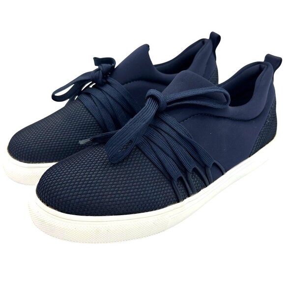 Bonnibel Shoes - Bonnibel Womens Navy Slip-On Sneakers Size 7.5  Casual Comfort & Style